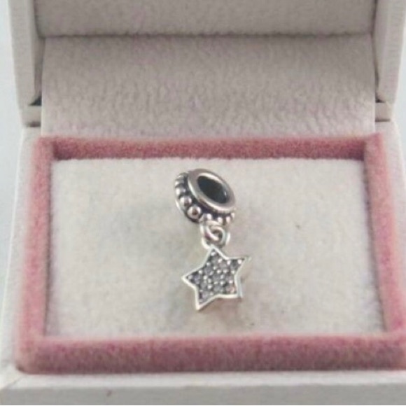 Pandora Star Charm Clear Pave Star Charm (M8) - Picture 2 of 3